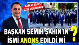 BAŞKAN ŞAHİN'DEN ANONS TEPKİSİ